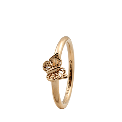 Image of Christina Collect forgyldt samle ring - Butterfly